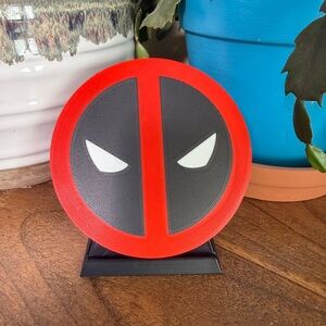 Deadpool Coaster Set of 4 with Holder | Marvel Comics Drink Coasters